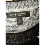 LIVERPOOL Los Angeles Black White Floral Long Sleeve Sweater Women Size Small Photo 1