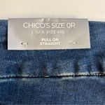 Chico's Chico’s Denim Pull-On Straight Leg Jeans Jeggings Size 4R Chico’s Size 0R Photo 6
