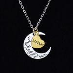 I LOVE YOU Brother Heart Pendant Necklace Multiple Photo 2