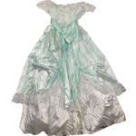 Gunne Sax juniors 11 women's small xs southern belle stripe dress frilly girly Photo 2