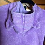 Hot Topic Lavender Purple Cat Ear Cotton Blend Hoodie Size XL Photo 5