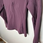 Lululemon  Toasty Tech 1/2 Zip black cherry sweat wicking tech fleece size 4 Photo 5