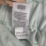 PacSun Mint Green PaperBag High Waist Mom Denim Shorts Photo 5