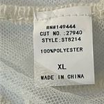 Cream Lace Long Vest embroidery faux design duster kimono Photo 7