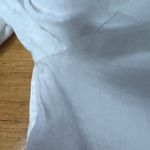 J. Crew 100% Linen Woven White Top Women's Size Small Coastal Grandma Lagenlook Photo 12