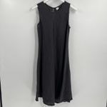 Magaschoni  Sleeveless Midi Dress 100% Linen A-Line Size Medium Lagenlook Coastal Photo 1