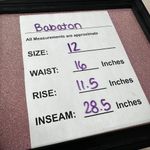 Babaton NEW  Aritizia Size 12 Allegory Jogger Pants Black Tapered Leg Mid Rise Photo 14