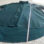 Athleta  Urbanite Button Up Top Oceanic Teal Size XL Photo 7