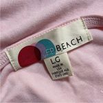 Free People  Beach Rosalia Low Back Mini Dress in Pink Chalk Size Large Photo 5