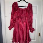 Umgee Vibrant Pink Striped Top Photo 1