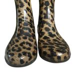 J.Crew women's chelsea cheetah casual fashion rain boots 1" heel size 7 Photo 3