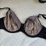 Chantelle  black lace mesh dark sexy romantic goth bra 40DD Photo 4