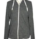 Xersion  (M) Hooded Full Zip Two Front Pocket Casual Knit Layering Comfy Jacket Photo 0