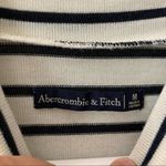 Abercrombie & Fitch Abercrombie Mock Neck Knit Striped Sleeveless Shirt Womens Size Medium Photo 2