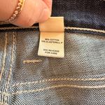 Frankie B. NWOT Low Rise Flying Free At Sunset Flare Jeans w/ Embroidered Patch Blue Size 6 Photo 5