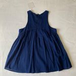 Pim + Larkin Blue Top with Embroidered Details Photo 1