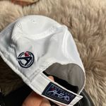 BMW Black leather mini duffle Bag and White Cap Set Photo 8