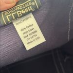 L.L.Bean Vintage RARE navy blue Boat and Tote bag cotton preppy nautical USA Photo 9