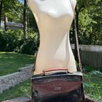 Vintage st. Borse Purse Pocketbook Black Brown Leather? Western Photo 0