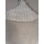 Vtg Colleens Collectables Ivory Chunky Knit Turtleneck Sweater Tunic Dress Size M Photo 5