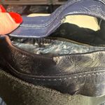 Clava Quilted Pocket Large Tote Travel Bag Navy Blue Photo 6