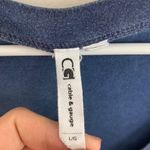 Cable & Gauge  Blue V-Neck Maxi Dress Size Large Photo 2