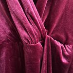 A New Day Burgundy Velvet Dress Photo 2