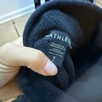 Athleta Cozy Karma Black Mock Neck Sweatshirt Dress Photo 3