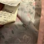 Vintage 80s Appel nightgown cottagecore floral embroidered full length satin Size M Photo 5