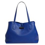 Longchamp  Le Roseau Essential Tote Bag Shoulder Bag Pebble Leather Blue Photo 4