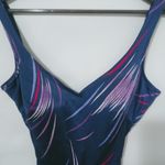 Vintage Rose Marie Reid 10 One Piece Swim Suit Blue Photo 3