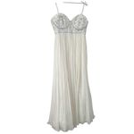 BHLDN Rachel Gilbert Sequined Silk Wedding Gown Size 6 Photo 15