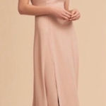 BHLDN Blush Diana Flutter Sleeve Bridesmaid Dress Photo 0