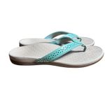 Vionic Tide Perf Tide Cassandra Sandals 11 Teal Blue Green Comfort Orthopedic Photo 2
