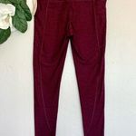 Victoria's Secret NWT Victoria’s Secret Maroon High Rise Studio Leggings 4 Photo 4