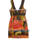 Trina Turk  Flamingo Secret Silk Linen Blend Butterfly Dress Size 2 Photo 10