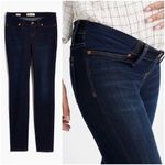 Madewell nwot //  maternity side panel skinny jeans in larkspur wash Photo 2
