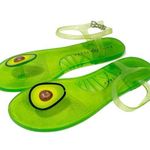 Katy Perry  Women's Size 10.5 The Geli Flat Sandal Avocado Jelly Shoe Photo 0