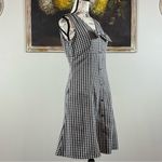 Gumac White Black Gingham Sleeveless Bow Dress Size Medium Photo 2