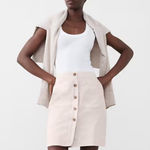 Banana Republic Linen Blend A-Line Mini Skirt Photo 0