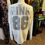 PINK - Victoria's Secret NEW PINK Victoria Secret Bling Long Sleeve TShirt Size L Photo 1
