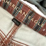 American Eagle  Striped Stretch Mom Jeans High Waist Regular Fit‎ Women Size 12 Photo 4