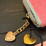 Juicy Couture NWT Pink & Blue Terry Wallet Coin Purse Bi-fold Photo 2