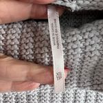 Free People  XS Cropped Sweater Vest Keep It Simple Cowl Neck Slouchy Oversized Photo 5