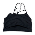 Outdoor Voices Outdoor Voices Medium Black Athena Crop Top Strappy Activewear Sports Bra Photo 0
