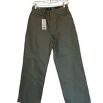 Dockers NWT  HIGH STRAIGHT CROP PANT GREEN SZ-8 Photo 2