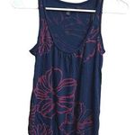 American Eagle  Outfitters AE Flowy Boho Sleeveless Floral Blue Red Top XS Petite Photo 0