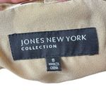 Jones New York  Vintage Silk Blend Textured Lined Midi Dress Sz 8 Y2K Mob Wife Photo 6
