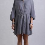 SEPT&CO. Boutique Dress Blue Shirt Dress Size L Photo 0