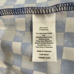 Talbots  Blue Gingham Effortless Jersey Kelley Dress Stretch Tie Wrap Size MEDIUM Photo 9